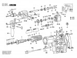 Bosch 0 601 198 741 GSB 20-2 RE Percussion Drill 110 V / GB Spare Parts GSB20-2RE